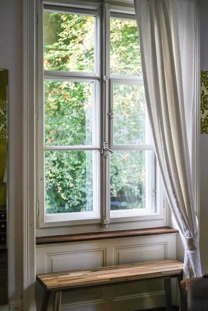 closed window